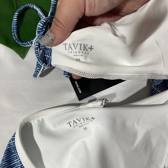 NWT‎ Tavik [ Medium ] Cassis Halter Top + Bikini Bottom Off Grid Pacific - Picture 9 of 12